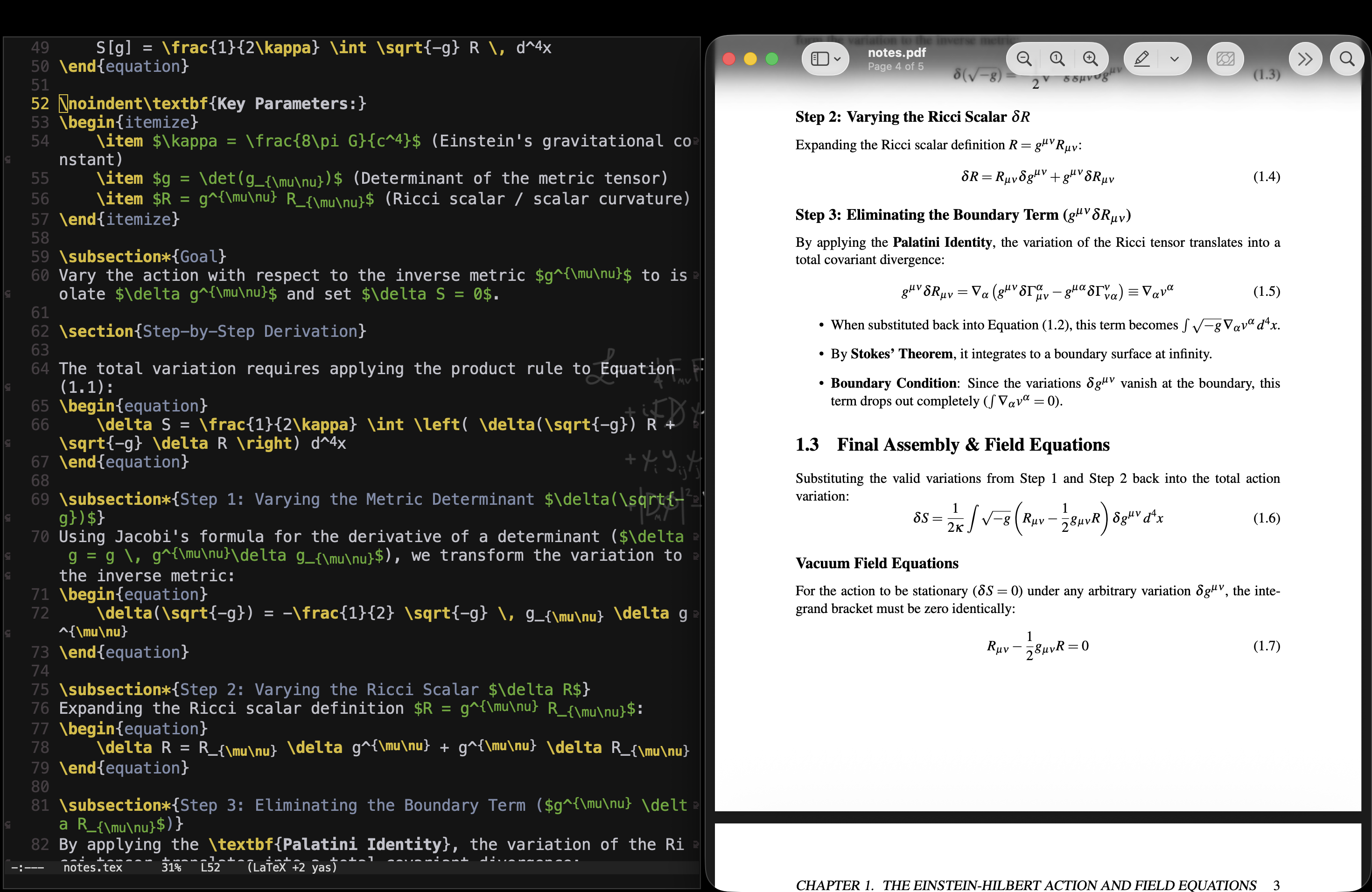 emacs notes setup